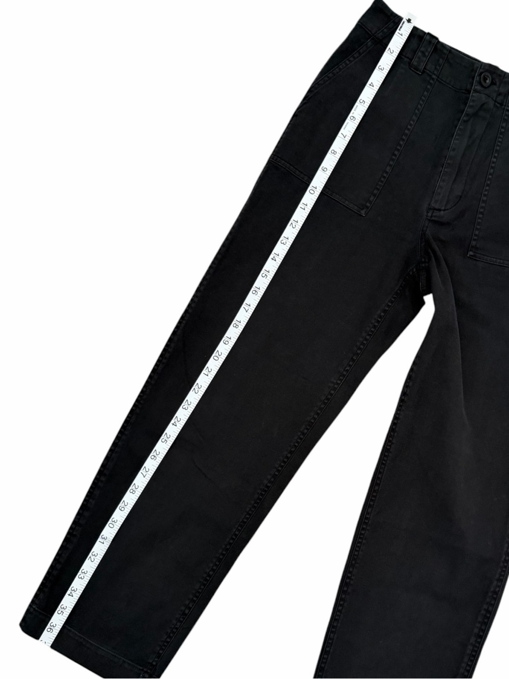 Jenni Kayne Black Ranger Trouser Pants Size 2 High Rise Cotton Blend $325 - Picture 12 of 12
